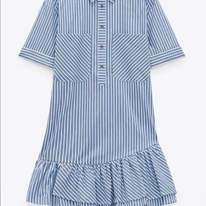 Zara Ruffled Mini Dress